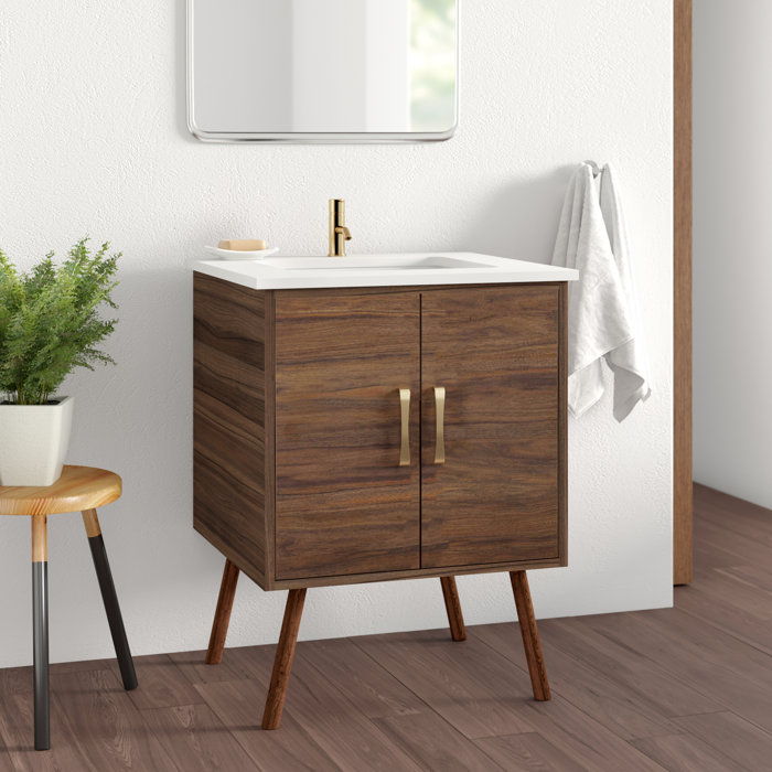 Emily 24" Single Bathroom Vanity Set & Reviews AllModern